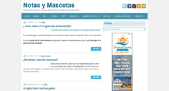 Desktop Screenshot of notasymascotas.com